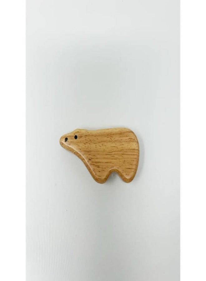 Brainsmith Safari Shakers - Set of 3 Premium Wooden Animal Rattles for Babies & Toddlers | Safe, Eco-Friendly Musical Toys for Sensory & Auditory Development | Lightweight, Easy to Hold, 1+ Years - Image 4